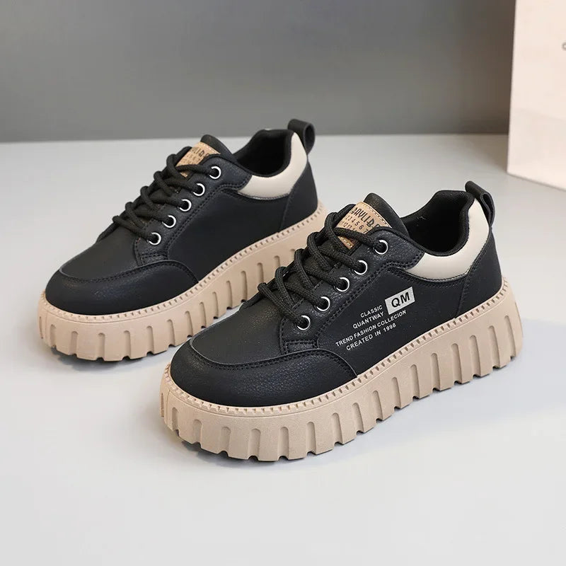 Choice TG00352 Plateausneaker Bequem - 5cm Absatz Schnürung