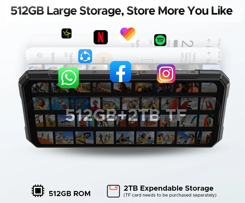 DOOGEE S200 Plus AI Outdoor-Smartphone - 11000mAh Akku 66W 6,72 Zoll