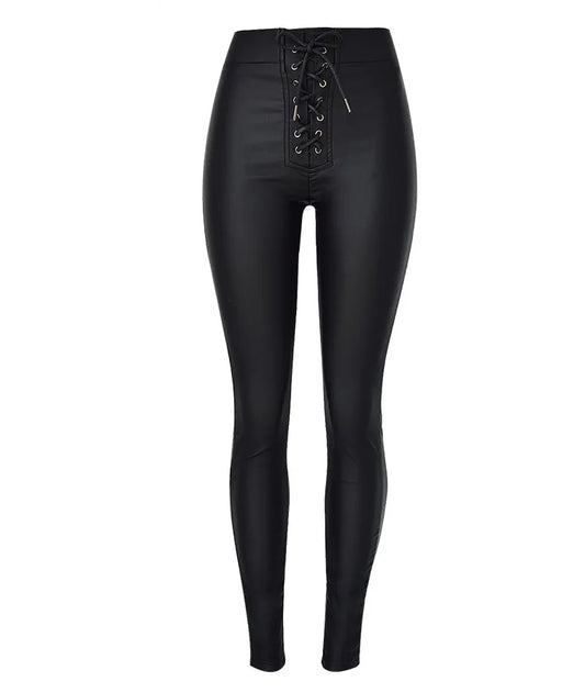 FujianCraft Leggings High Waist - Vollänge Elastisch Denim