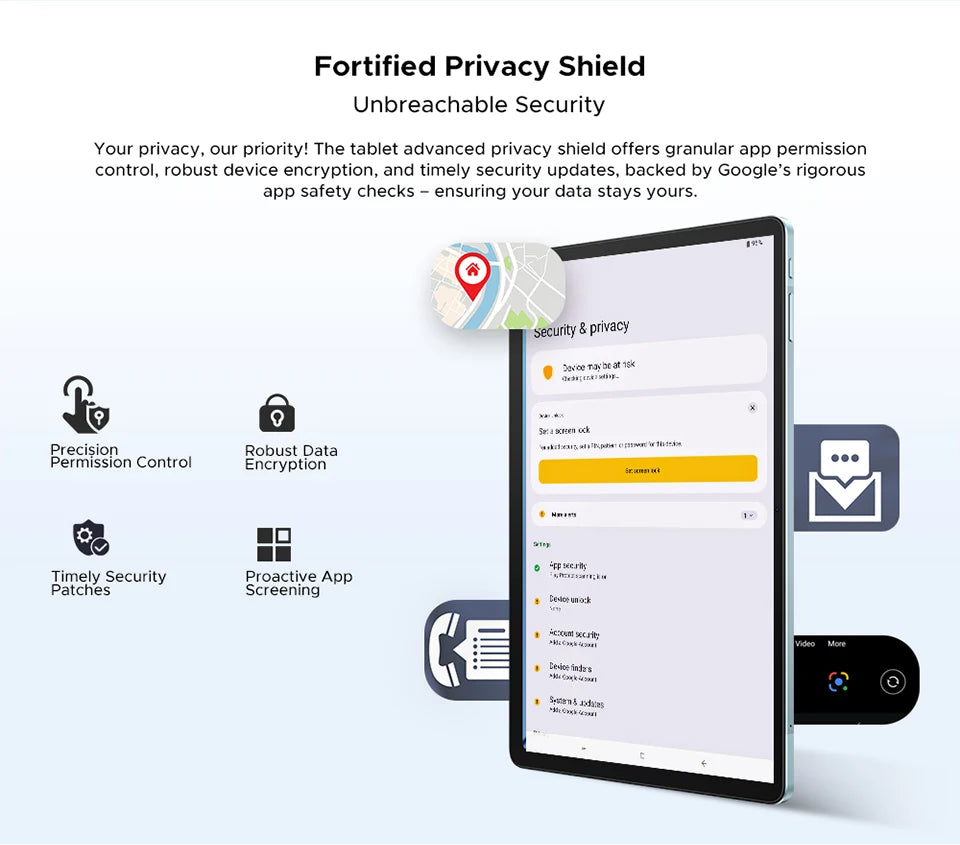 DOOGEE Tab E3 Ultradünn 7,5 Mm - 256 GB Speicher, 8800 mAh Akku, 11 Zoll Display
