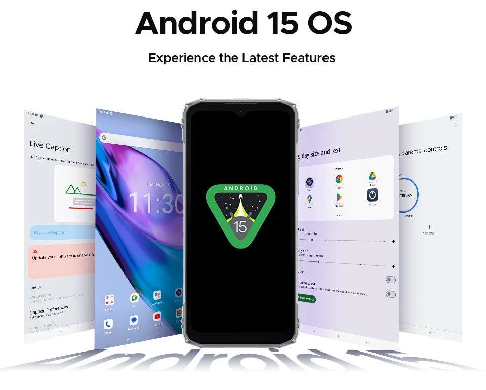 DOOGEE Blade10 Ultra Energy - Kapazität 6150mAh,18W, Maße 172x80x10,7