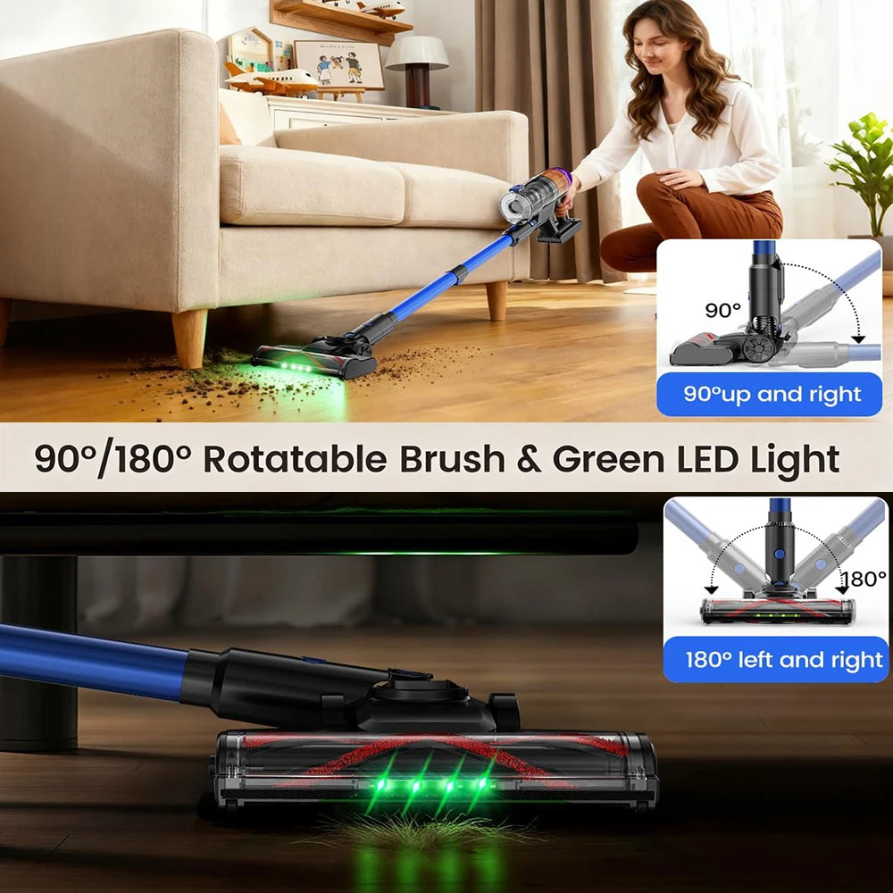 COTIAR R11 Hochleistungs Akku-Staubsauger - 1-2 L, 500 W, Ca. 3 Kg