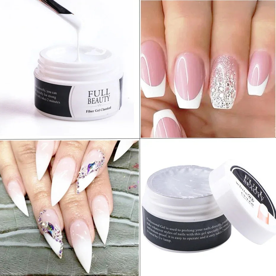 Nagel Extension Gel UV LED 2025 - Gelee Beauty Erweitert Modell Gel - Nagel Kunst Lack Reparatur Gebrochene Nägel Gel Erweitern Nagel Spitzen