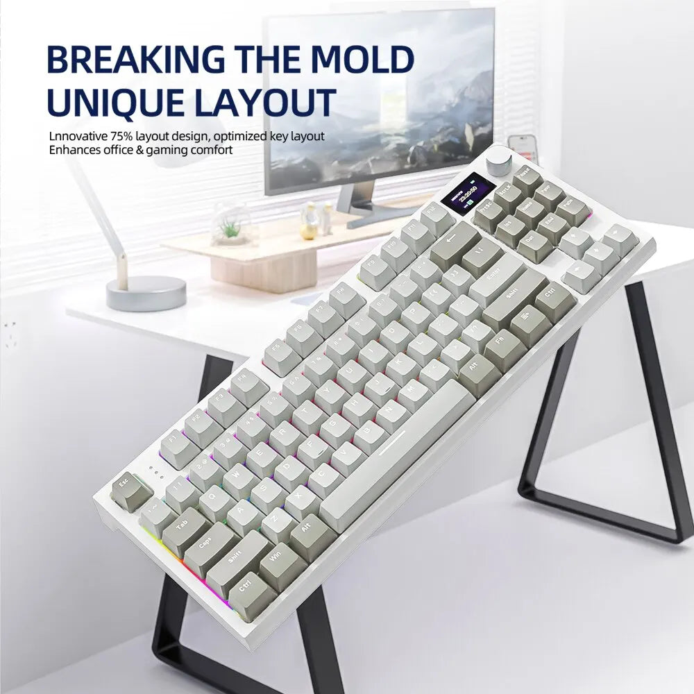 Gaming Tastatur 2025 - K86 Wireless Hot-Swappable Mechanical Keyboard
