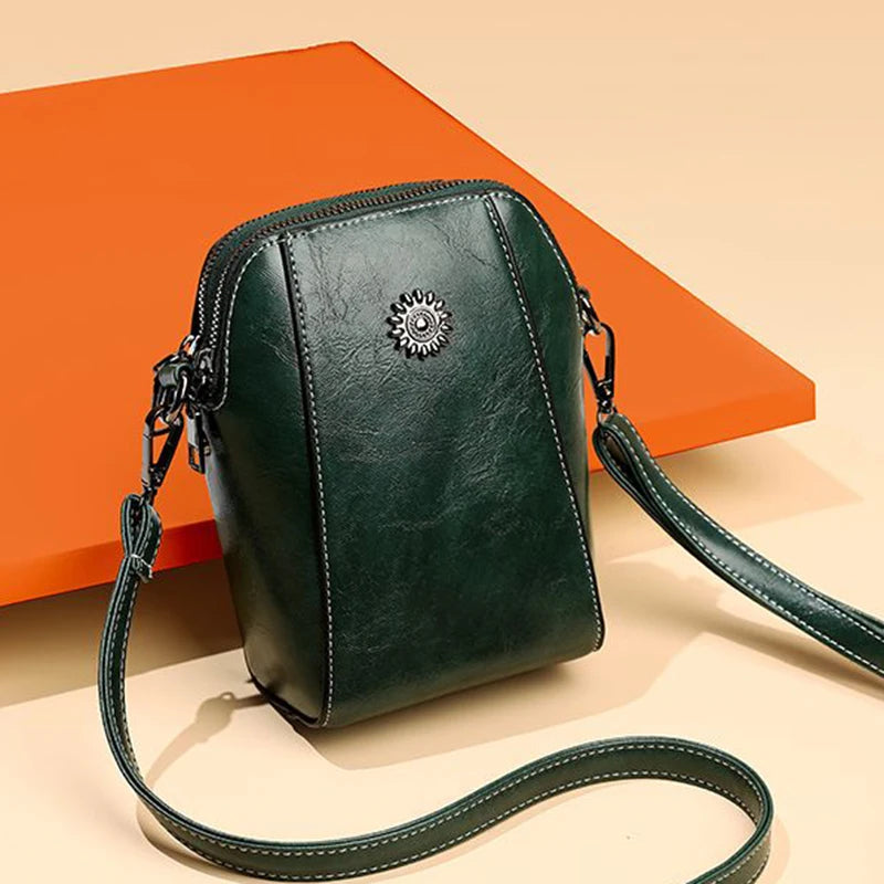 Modische Vielseitige Handy Tasche 2025 - Neue Casual Schulter Crossbody Kleine Tasche - Künstlerisch Retro Mini Tasche Frauen