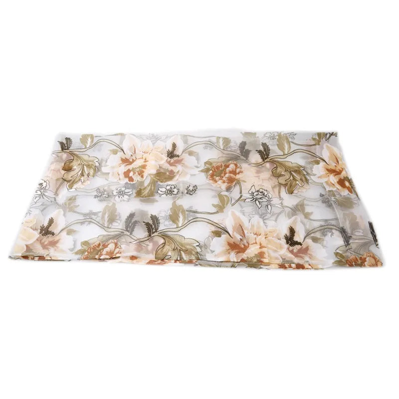 Zhejiang Tüllvorhang Blumen - 100 Prozent Polyester 1 Panel