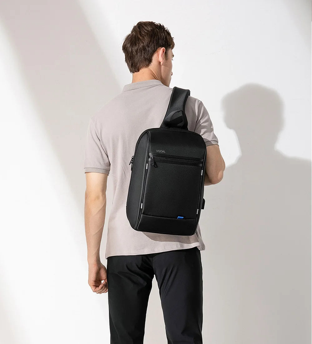 Laptop-Tasche 2025 - 13.3-14 Zoll Crossbody Messenger Rucksack Schule Studium