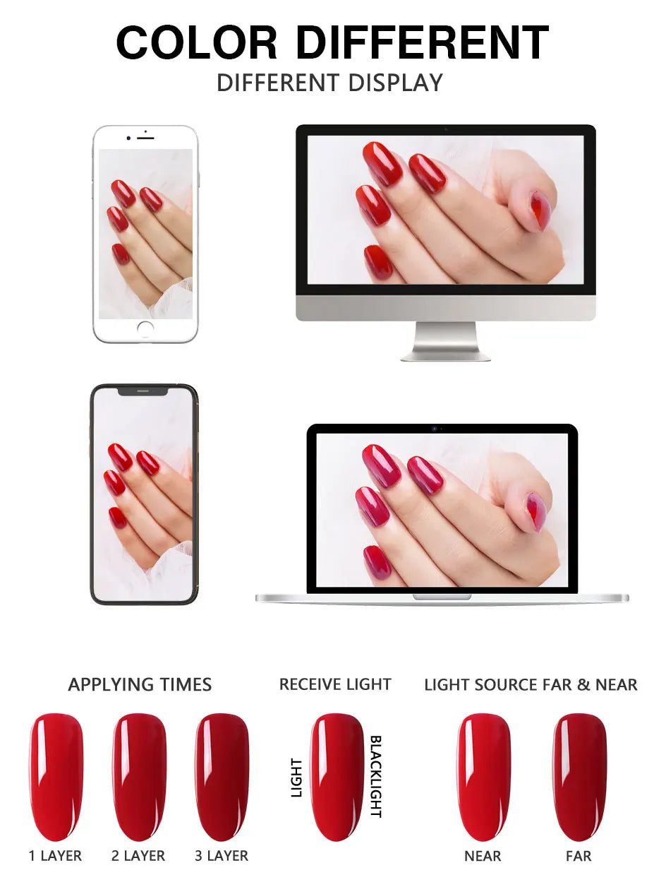 NailCO Gel Nail Polish Nail Art Translucent Vernis Semi Permanent UV LED Lamp Gel Manicure for Gel Polish Nail Glue Productos