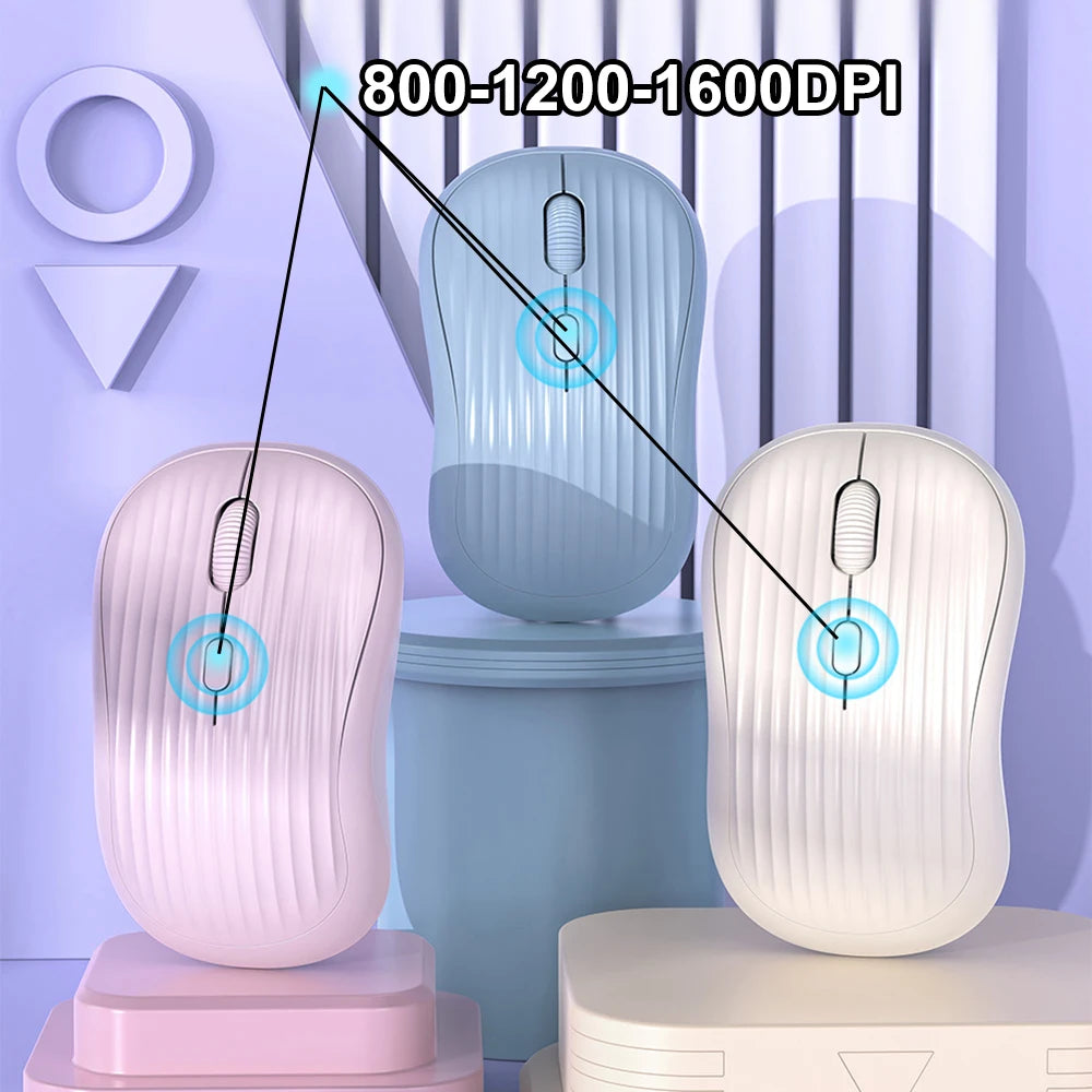 WirelessPro X1 Dual-Modus Maus - 1600 DPI, Type-C, leise