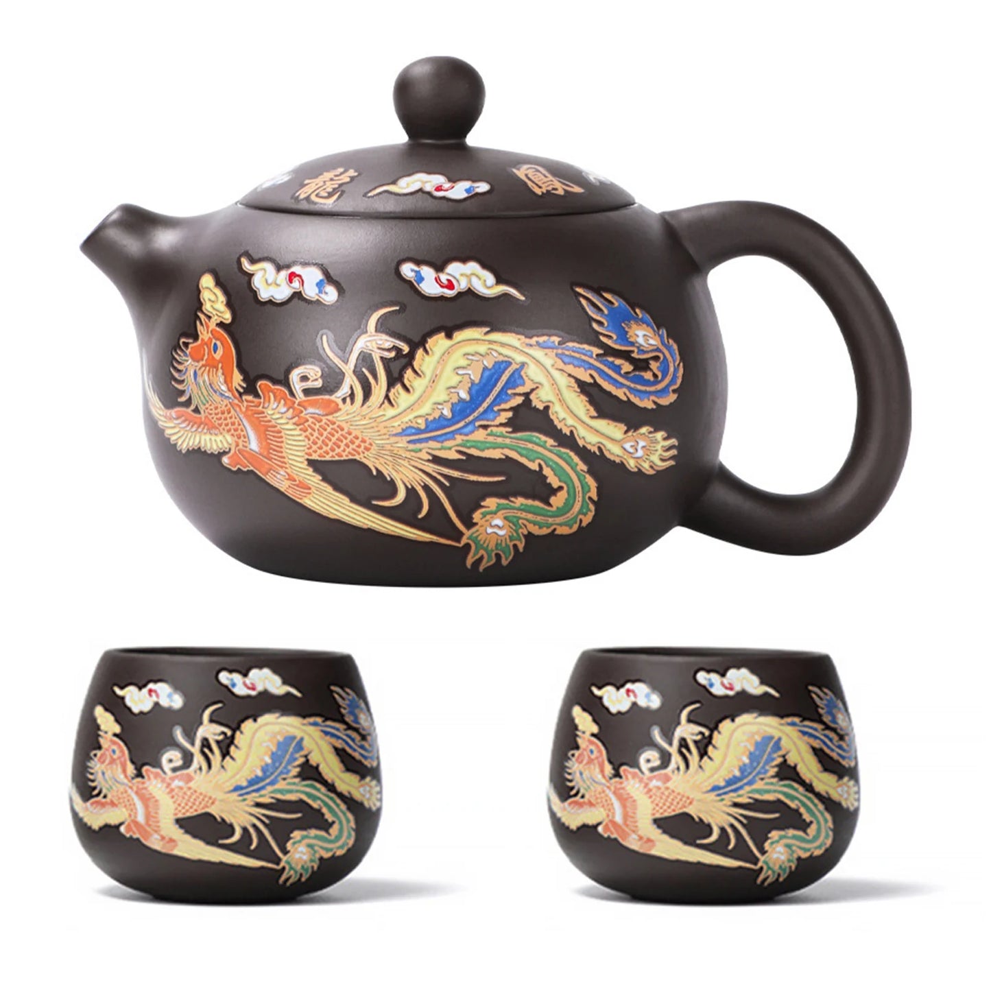 Handmade Farbwechsel Teekanne - 250ml Kungfu Glas Klein