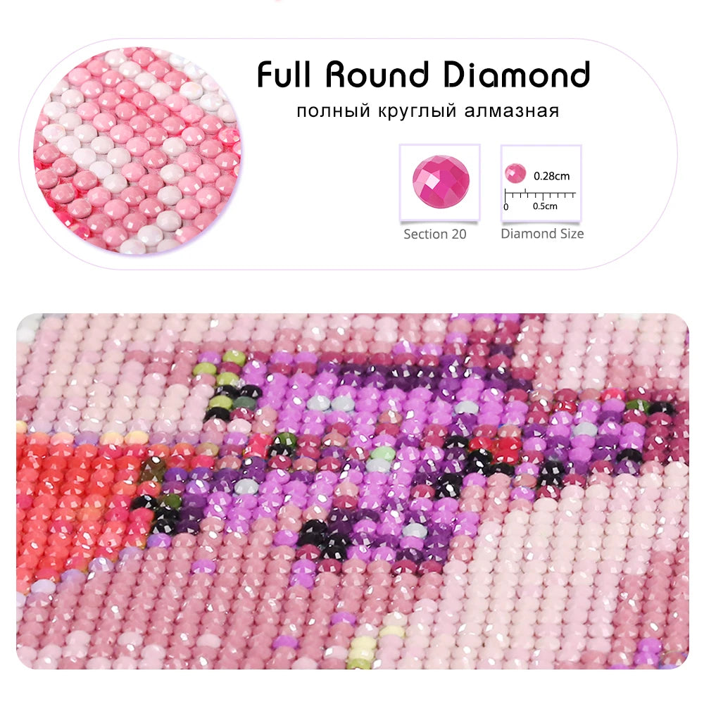 HUACAN Foto Anpassen Diamond Painting Kreuzstich Voll Quadrat Bild von Strass DIY Diamond Mosaik Diamond Stickerei Sale