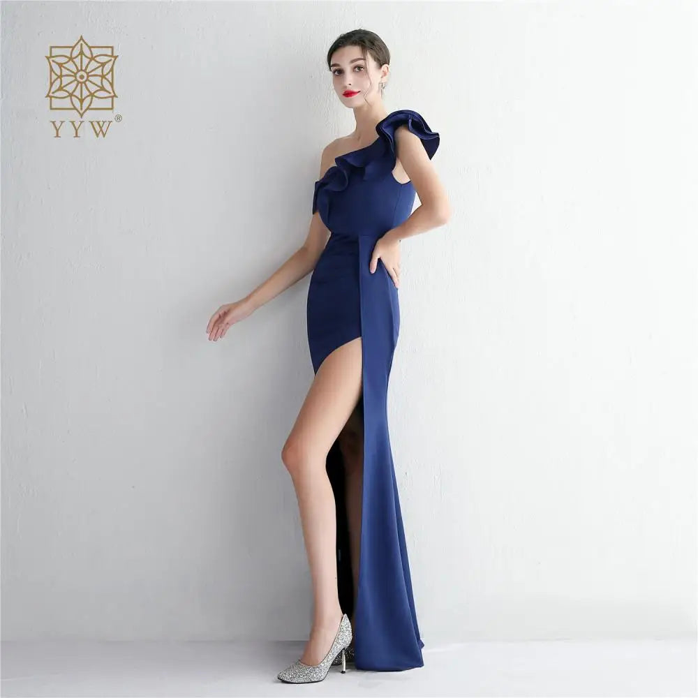 Luna Avelin Satin Abendkleid - Maxi Gr L 150cm Burgund