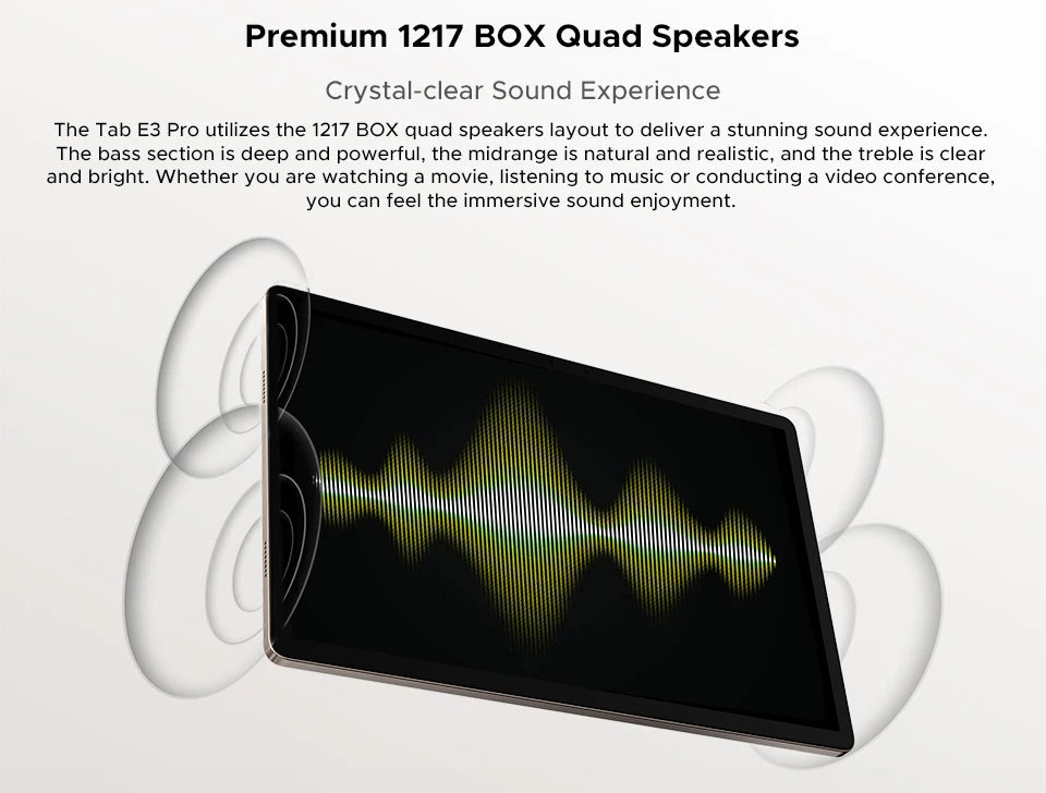 DOOGEE Tab E3 Pro 2-in-1 Tablet - 256GB ROM, 32GB RAM, 13 Zoll Display