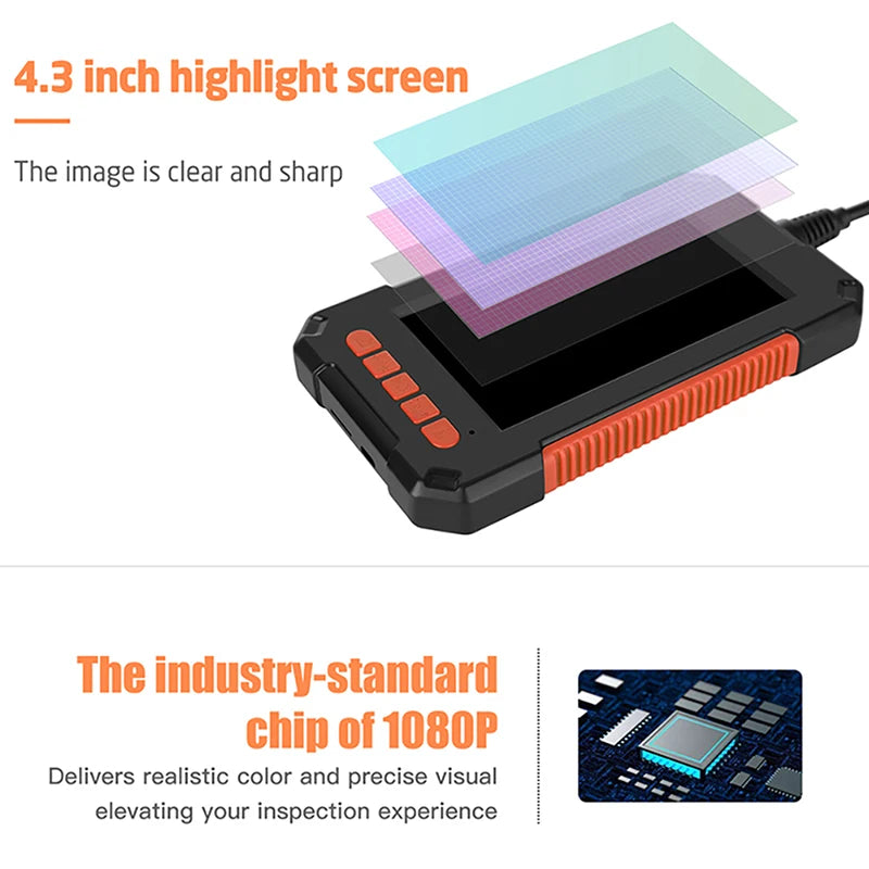 Boreskop 4.3" LCD-Endoskop