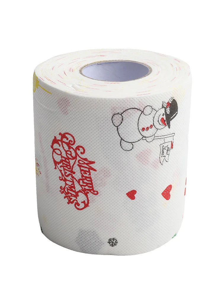 1 Pcs Christmas Santa Claus Bathroom Toilet Roll Merry Christmas Home Decoration 2024 Christmas Decoration New Year Ornaments