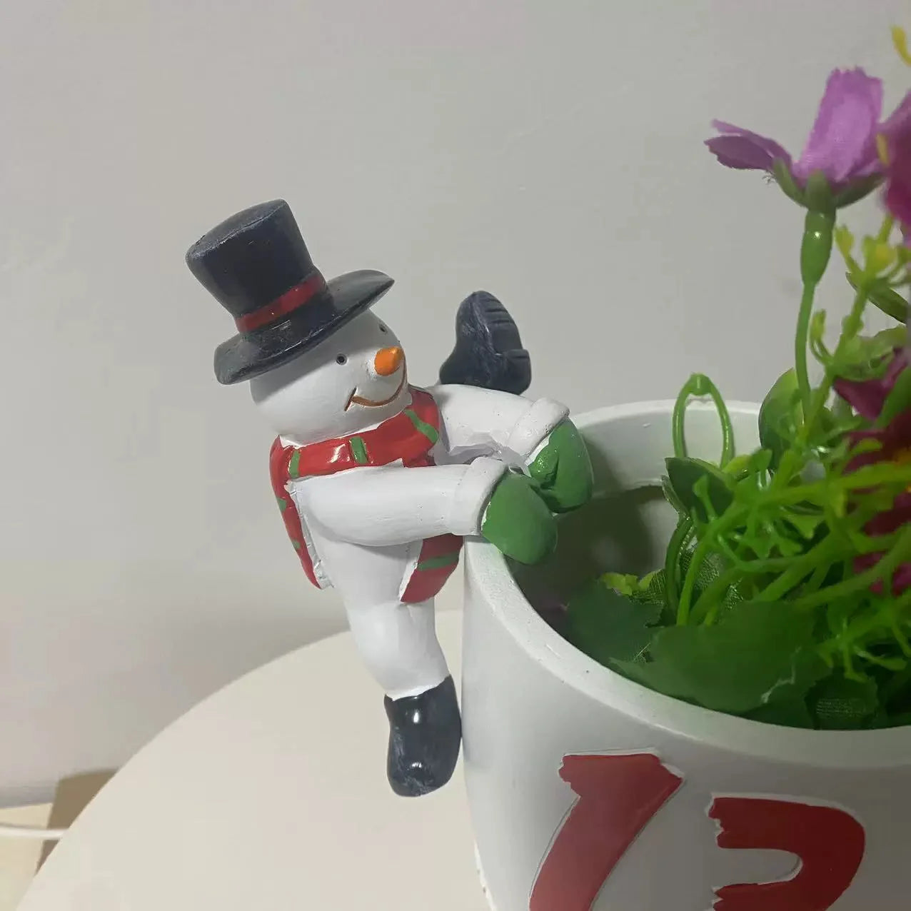 Weihnachtsmann Statue Detailgetreu - Größe 25 cm Harz Handbemalt