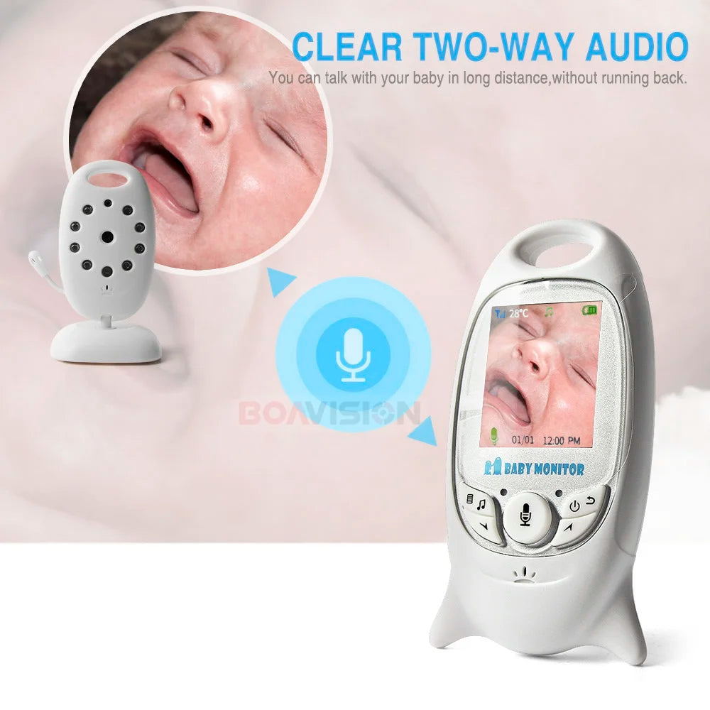 Babyphone 2025: VB601 Video Baby Monitor Wireless 2.0'' LCD Babysitter 2 Way Talk Night Vision Temperature Collection