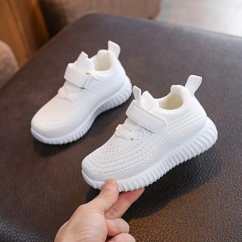Kinder Schuhe 2025 - Frühling Sommer Kids Sneakers - Weich Atmungsaktiv Mesh Jungen Mädchen Schule Outdoor Sport