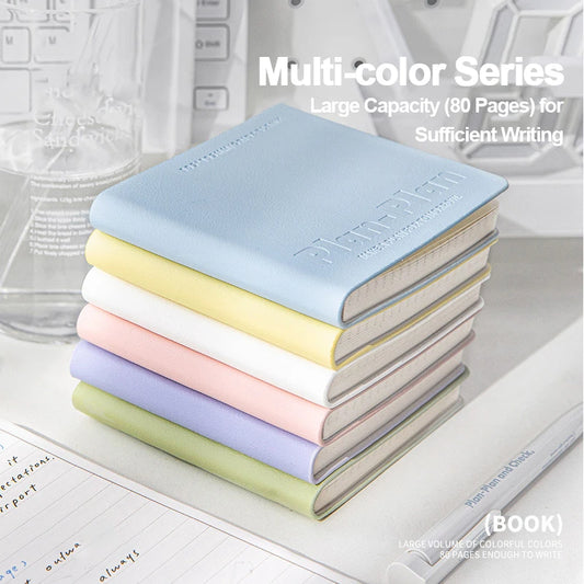 1PC Square Soft Leather Car Cable Notebook