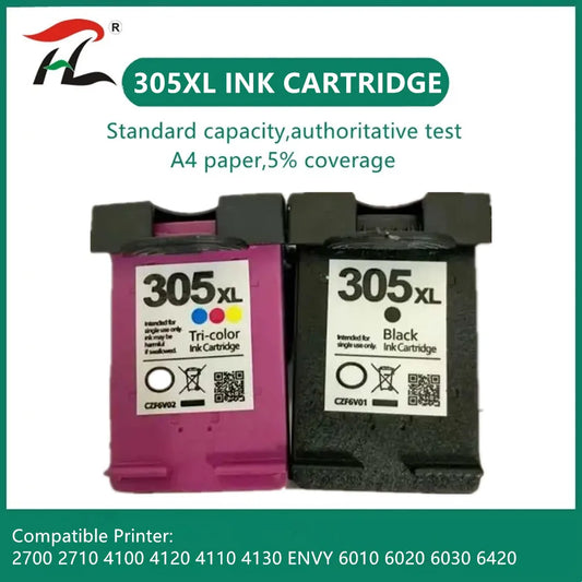InkPlus 305XL Kompatibel Tintenpatrone - XL Kapazität CMYK