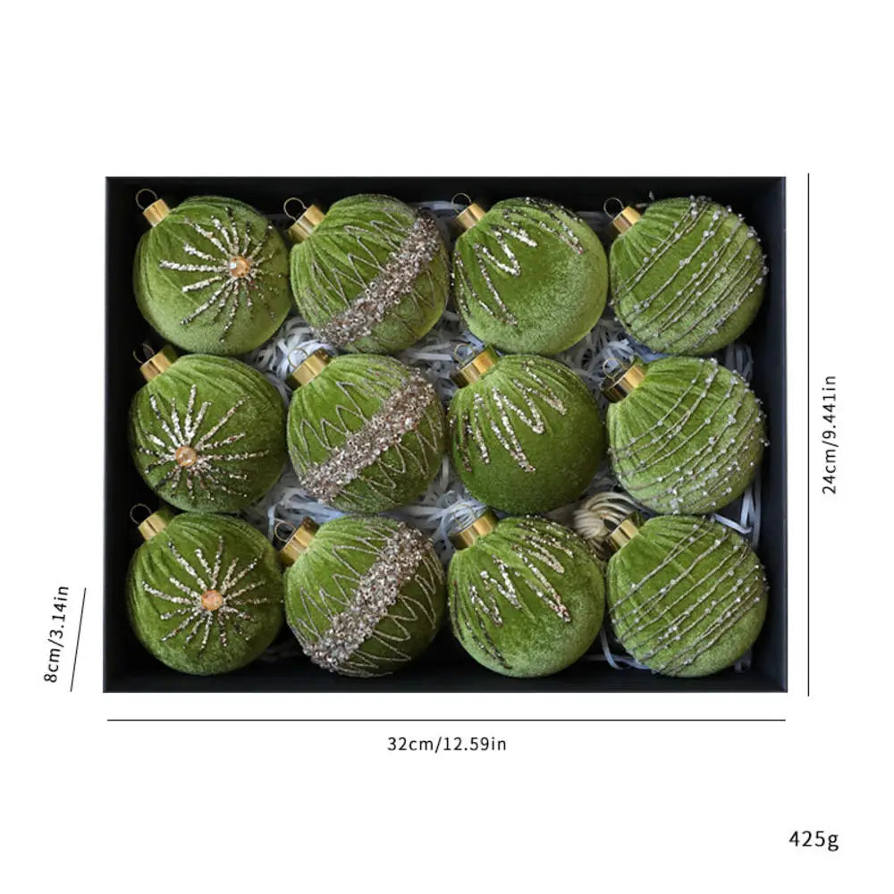 Choice Weihnachtskugeln - 12er Set Ø6 cm Glas Christbaumschmuck