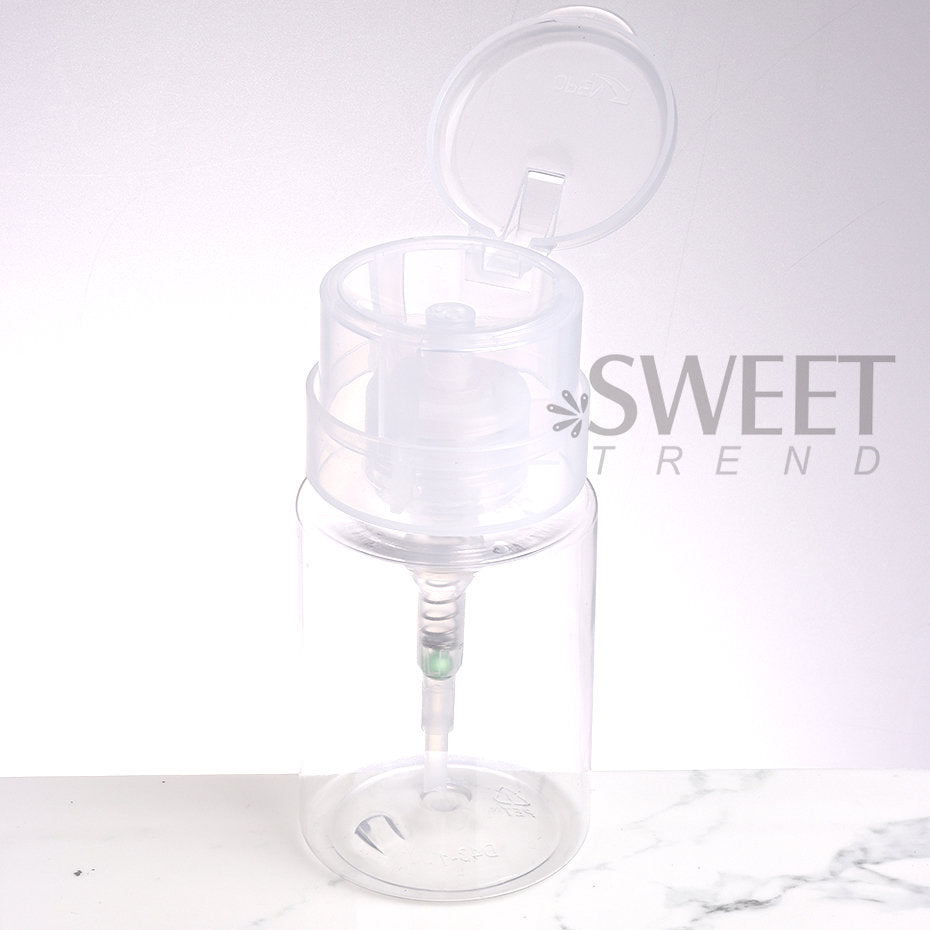 SWEET TREND Pressflasche Nachfüllbar - 100ml Klar Plastik