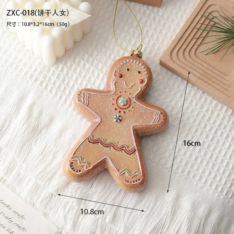 Weihnachtsbaum Anhänger Dekoration 3D Stereo Schneemann Weihnachtsbaum Dekoration Kleiner Anhänger Kranz Weihnachtsdekoration Anhänger