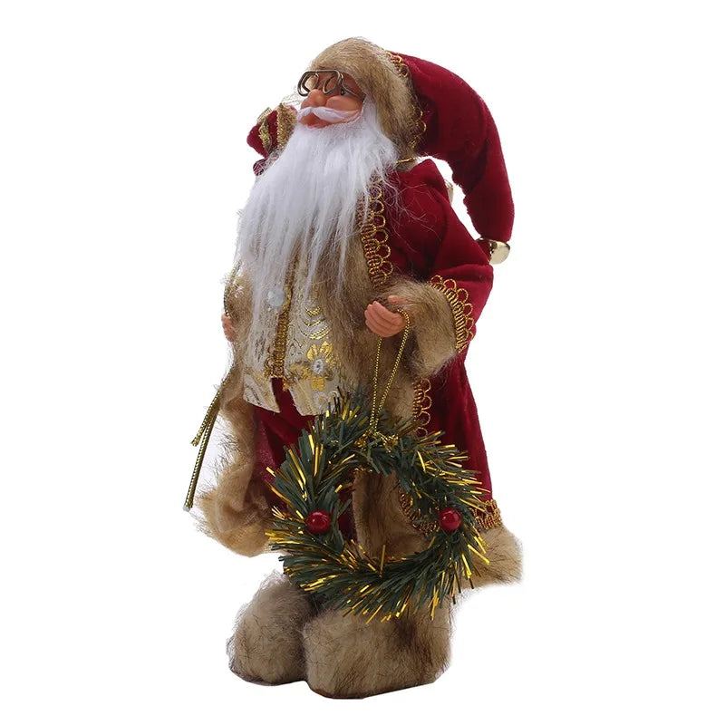 Choice Santa Claus Deko 30 cm Höhe - Kunststoff Fenster Ornament