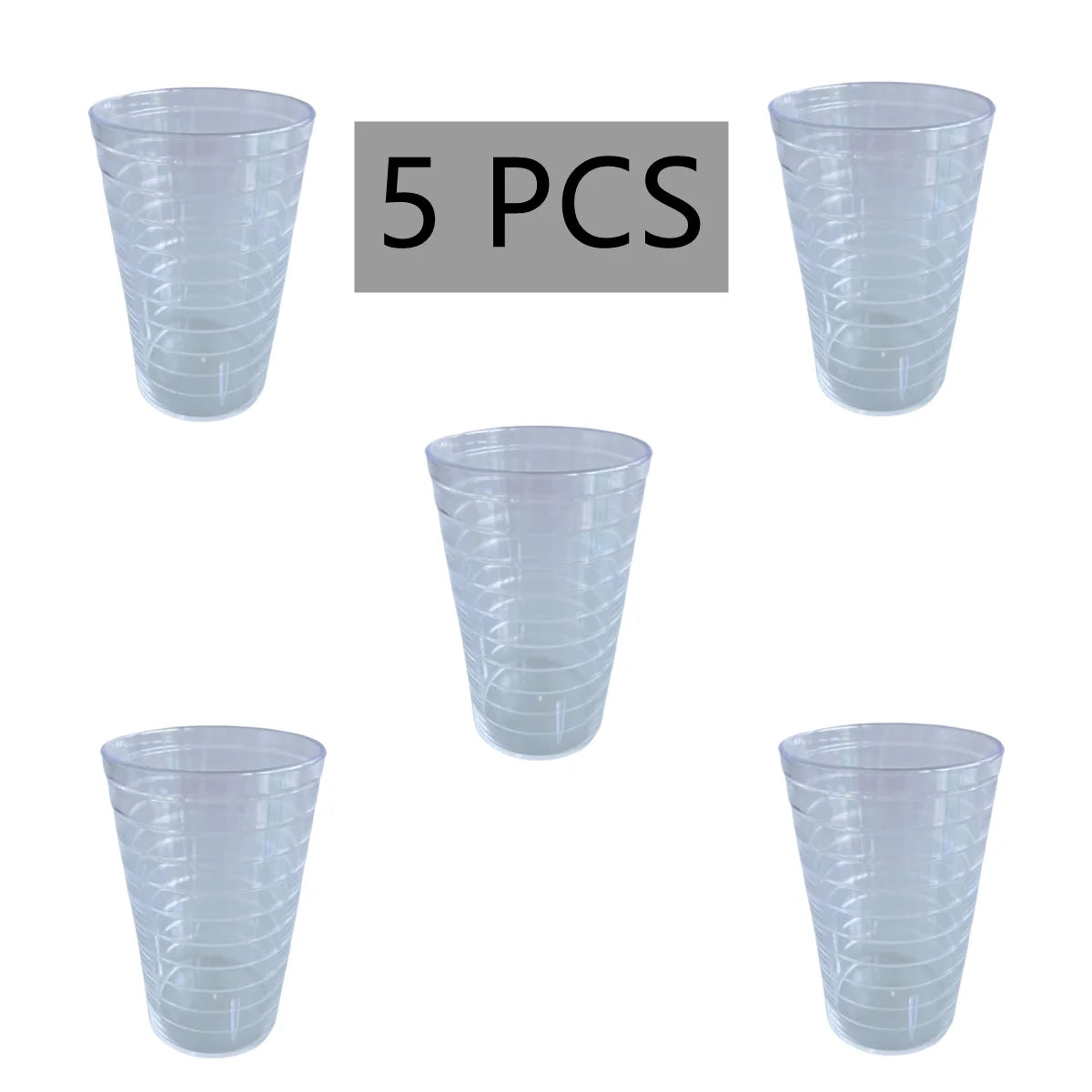Choice Kunststoffbecher Set Bruchsicher - 5 Stück 250ml 8 cm
