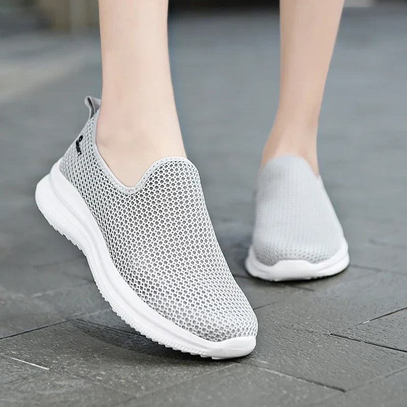 Herren Sneakers Atmungsaktiv Sommer Unisex Casual Schuhe Outdoor Rutschfest Mesh Loafers Walking Leicht Mode Männlich Tennis Schuhe