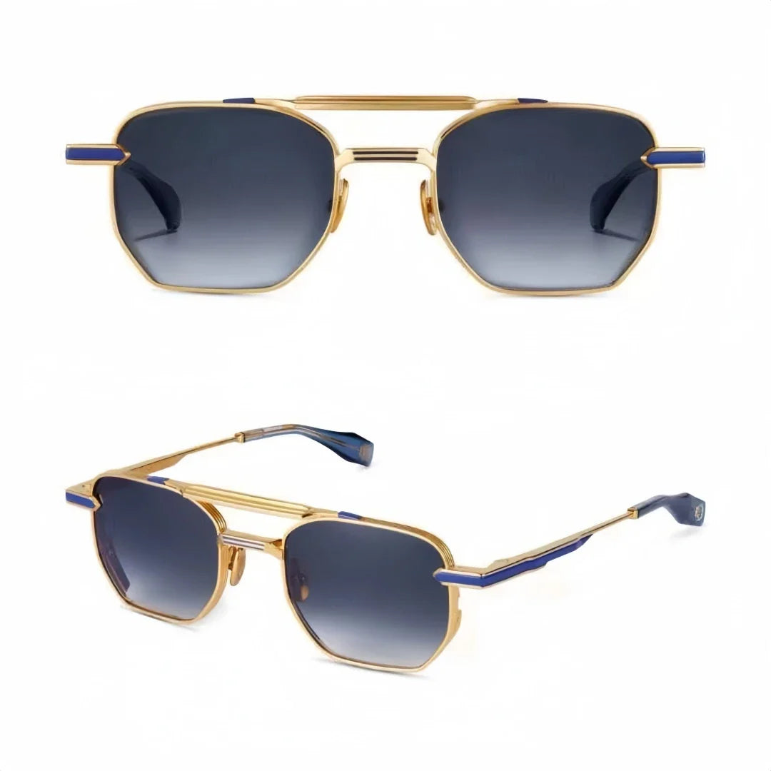 Classic Henri sunglasses inspire retro academic style weightless alloy
