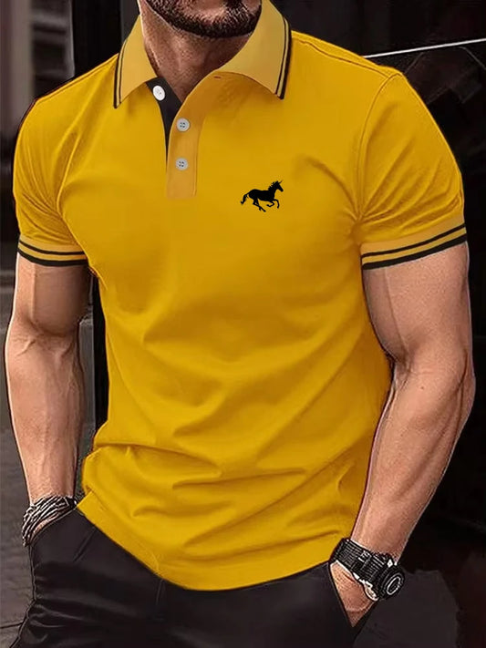DINGSHITEM Polo-Herren Klassisch - Größe S-3XL, Polyester