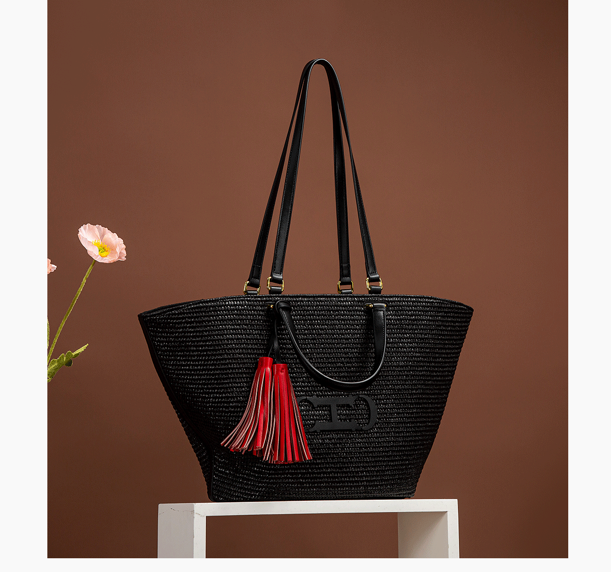 CHCH Women's Tote Bag 2024 New Vacation Beach Bag Beach Bag Handheld Shopping Bag