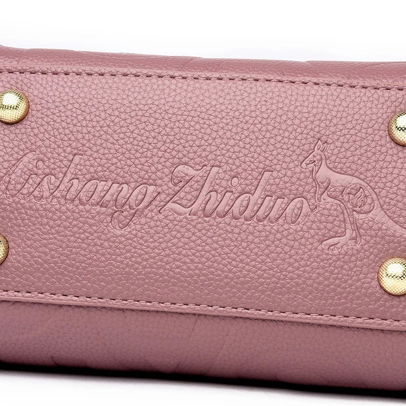 Fashion Women's Square Buckle Crossbody Bag Casual Shoulder Crossbody Bags Ladies Luxury Designer Large Capacity Travel Handbag