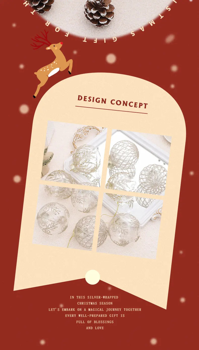 Choice SY24BA32 Bruchsichere Kunststoffkugeln - Ø8 cm, 9 Stück