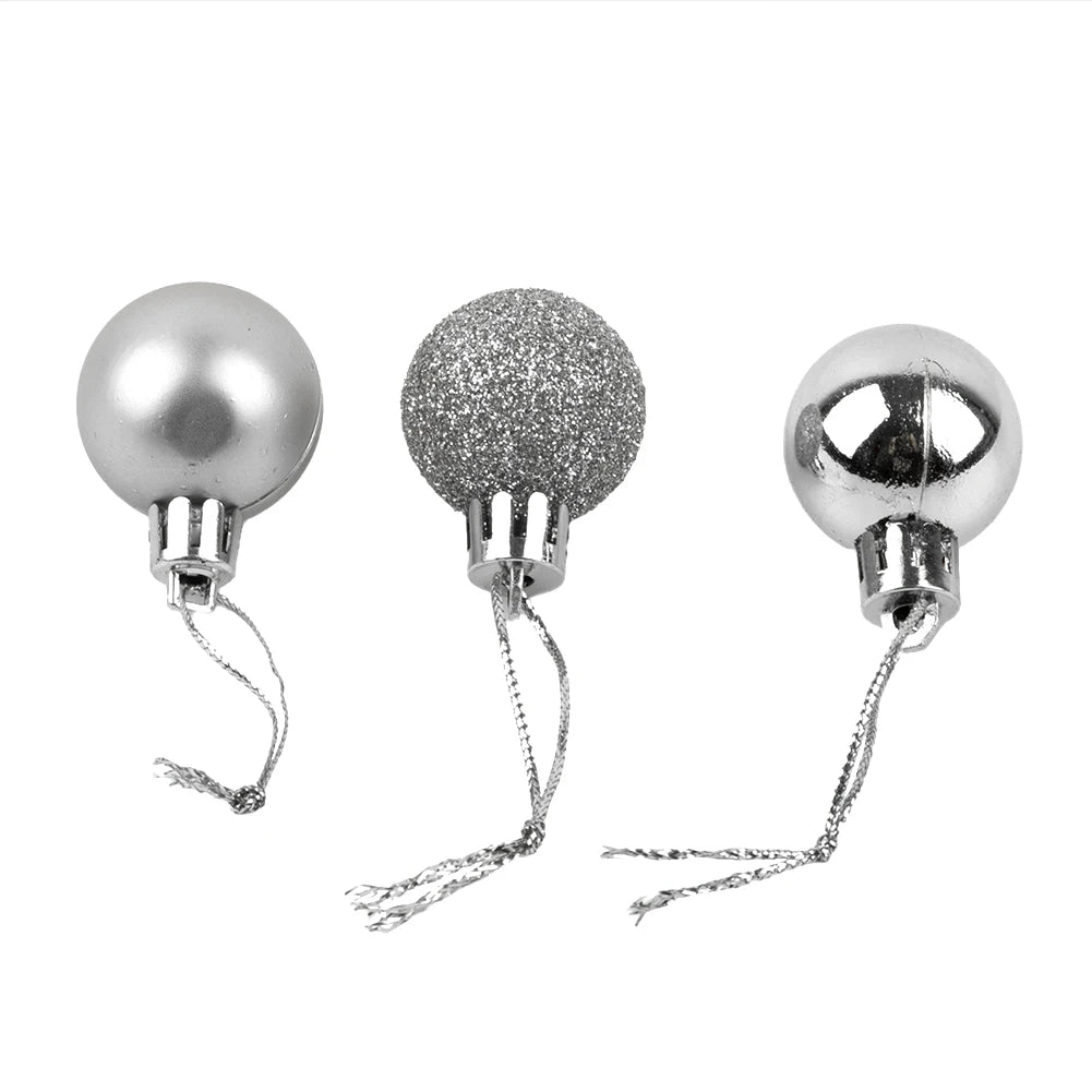 Choice Christbaumkugeln Kunststoff - 24 Stück, Ø3 cm