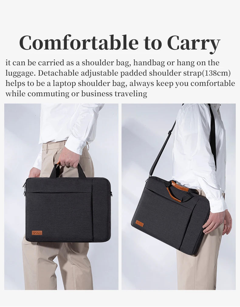WOMT Umhängetasche Business - 15,6 Zoll Polyester Kompakt