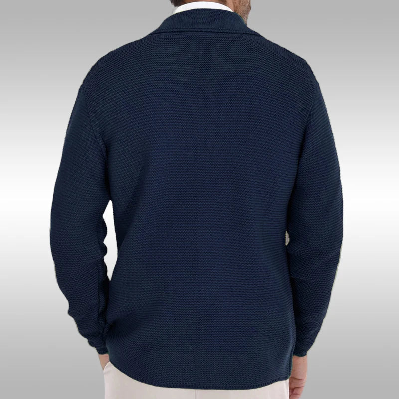 TIKALIACN Cardigan Spitz-Revers - Leicht Polyester, Doppelreihiger Verschluss, Größe M-XL