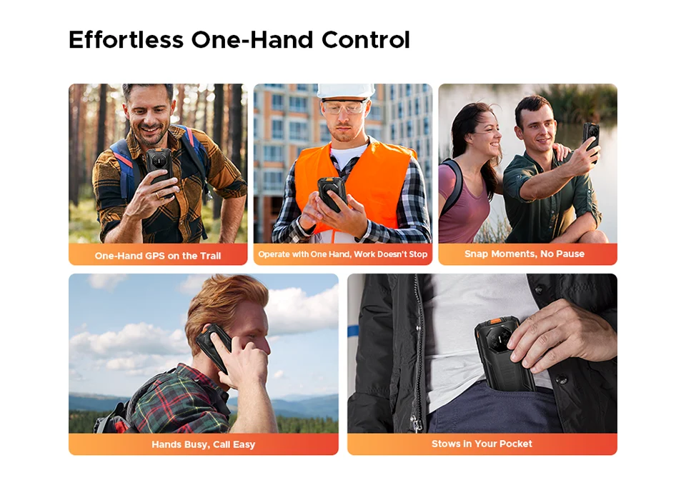 DOOGEE Fire 3 Ultra Robustes Telefon - Kapazität 8350mAh 18W 5,5 Zoll