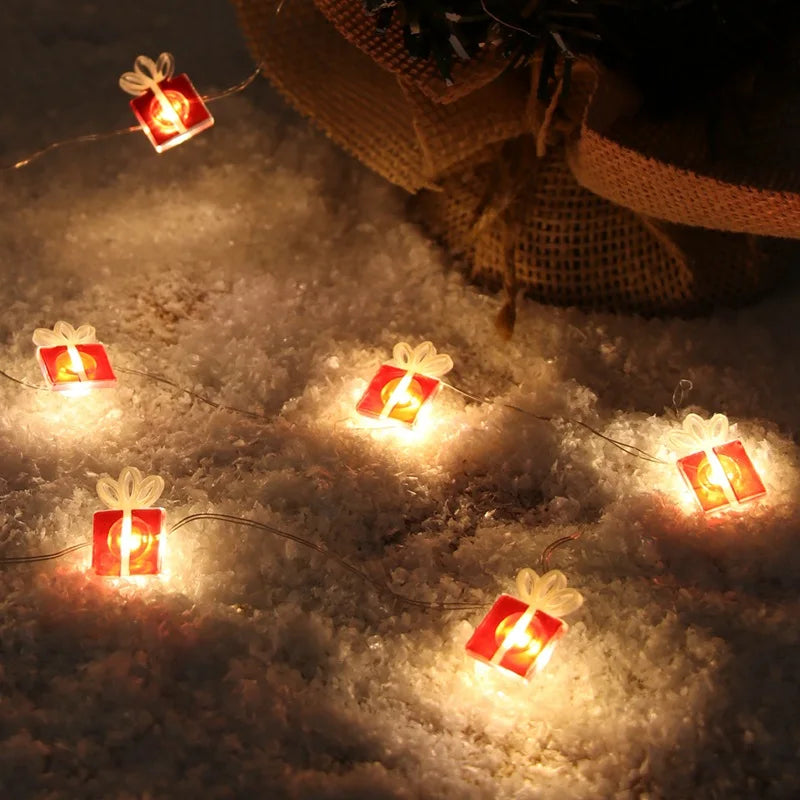 Wayfun Santa Claus LED Lichterkette - Länge 3 m, 20 LEDs, Batteriesbetrieb