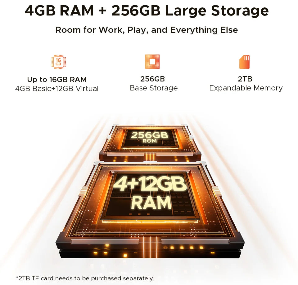 DOOGEE Fire 7 Robustes Smartphone - Akk 13000 mAh, 18W, 6,6 Zoll