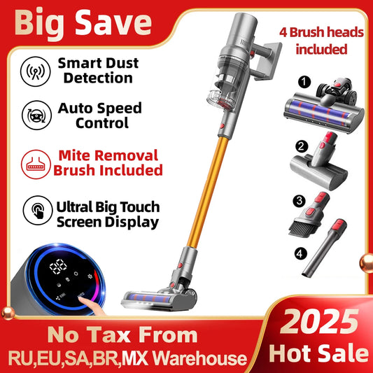 ABIR VC205 Kabelloser Staubsauger Touch 27000PA - 40min