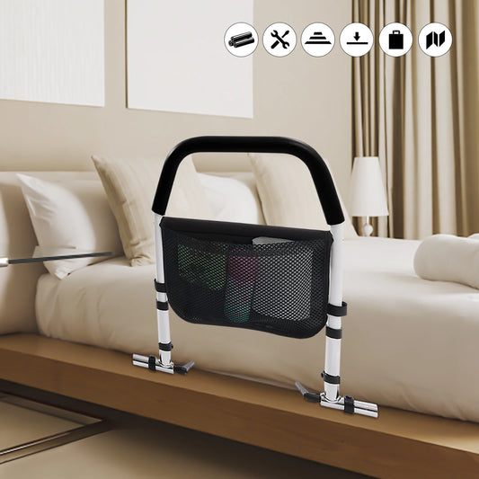 VitalBett Bettstützstange Verstellbar - Tragfähigkeit 136 kg Höhe 50–58 cm by Golden Bridge Store