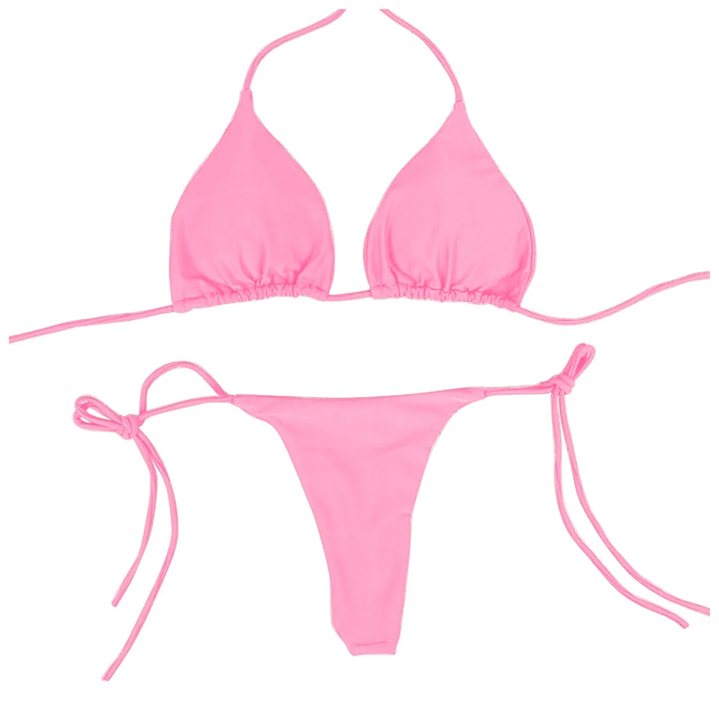 Brazilian Bikini Set 2025 - Zweiteiliger Sommer Bikini mit String-Höschen