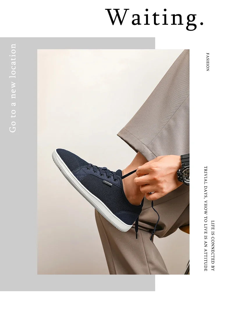Sneakers For Men New Wide Barefoot Sneaker 2025 Fashion Flats Soft Zero Drop Sole Wider Toe LightWeight Fashion Shoes Plus Size