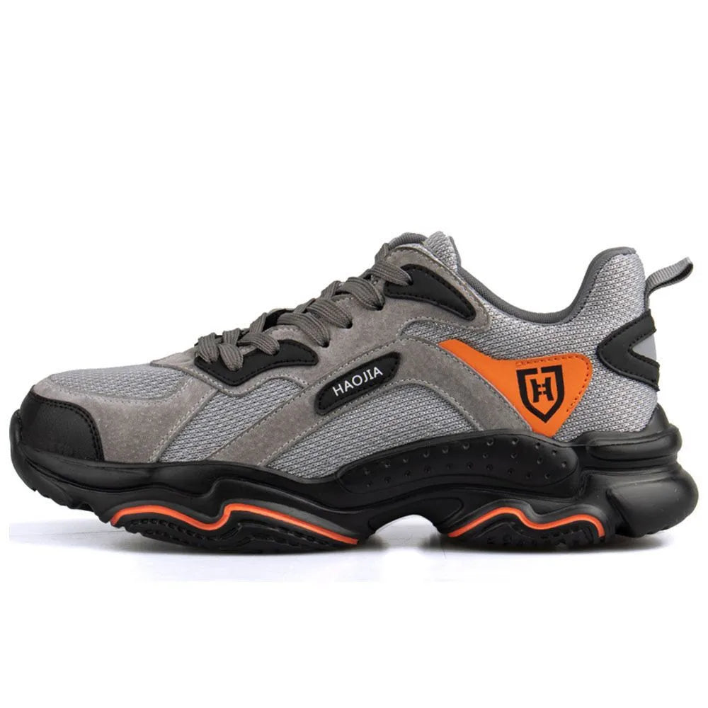 Work Sneakers for Men Safety Shoes Anti-smash Anti puncture Indestructible shoes Breathable comfort Steel Toe Protection Shoes