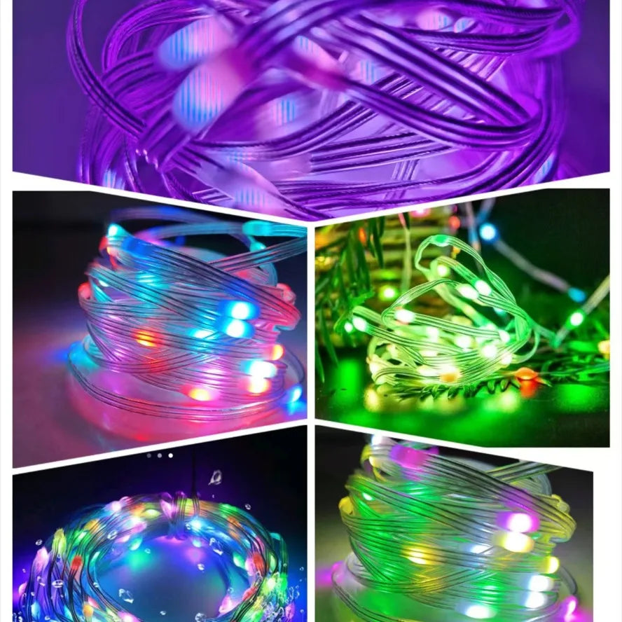 HZZKZZ WS2812B LED Lichterkette - Länge 5–20 m USB 5 V IP65