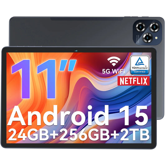 TABWEE W90 Android 15 Tablet - Octa Core 24 GB RAM 11 Zoll