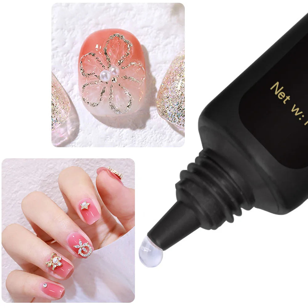 Dawndesslo Nail Glue UV LED Stark - 10g Tube Nagelkleber