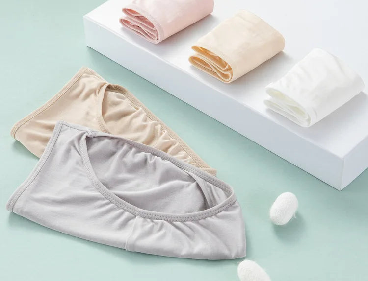 SuyaDream 3Stk/Los Frauen Höschen 100% Natürlich Seide Low-Rise Slips Gesund Basic Alltag Tragen Unterwäsche 2022 Neu Intimates
